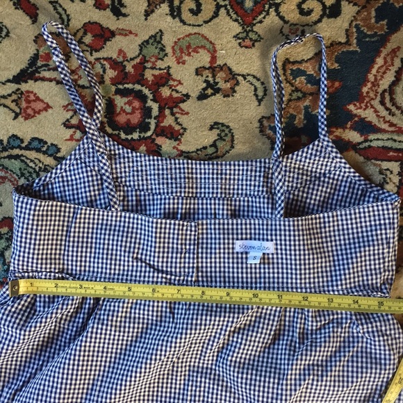 STEVEN ALAN Gingham Top. Size Small. Rare Find. NWOT 💙 - Picture 7 of 9